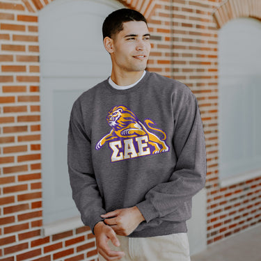 New! SAE Lion Varsity Crewneck