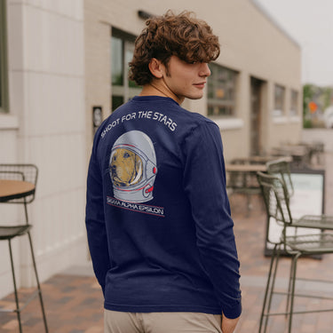 New! SAE Astronaut Retriever Long Sleeve Tee