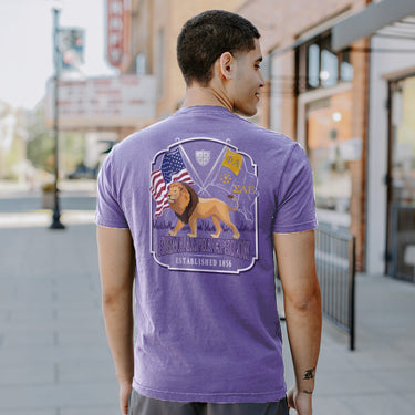 New! SAE Violet Lion Short Sleeve Tee