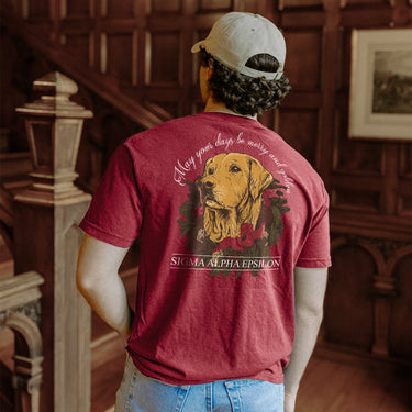 Sigma Alpha Epsilon Merry Retriever Short Sleeve Tee