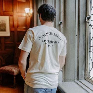 Sigma Alpha Epsilon  fraternity short sleeve t-shirt.