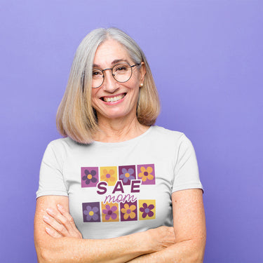 New! SAE Blooming Proud Mom Short Sleeve Tee