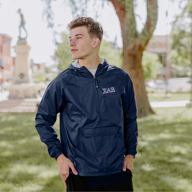 New! SAE Classic 1/4 Zip Rain Jacket