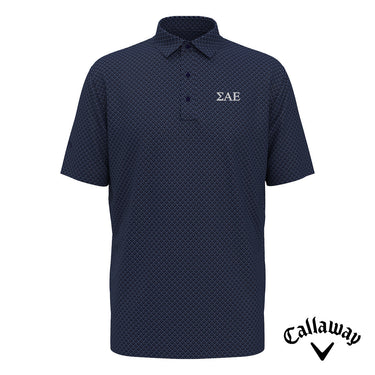 SAE Callaway Chevron Patterned Polo Sigma Alpha Epsilon