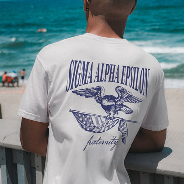 SAE Freedom White Short Sleeve Tee