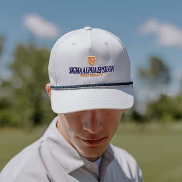 New! SAE White Richardson Rope Hat