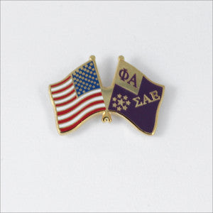 U.S. and ΣΑΕ Flags Pin