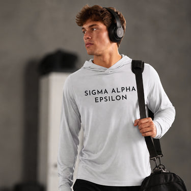 Sigma Alpha EpsilonFraternity Cutter & Buck Lightweight Performance Hoodie.