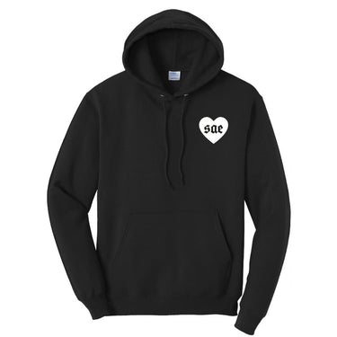 New! SAE Old School Sweetheart Hoodie | Sigma Alpha Epsilon | Sweatshirts > Hooded sweatshirts