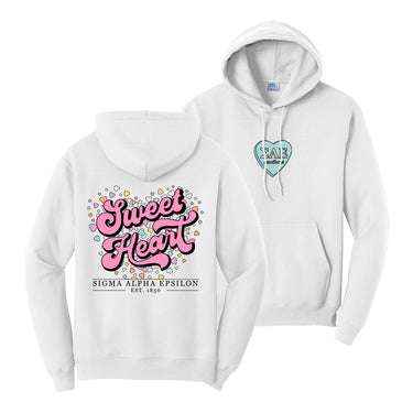 SAE White Sweetheart Hoodie