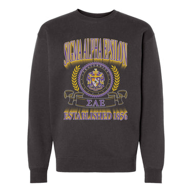 SAE Frat Heavyweight Graphic Crewneck.