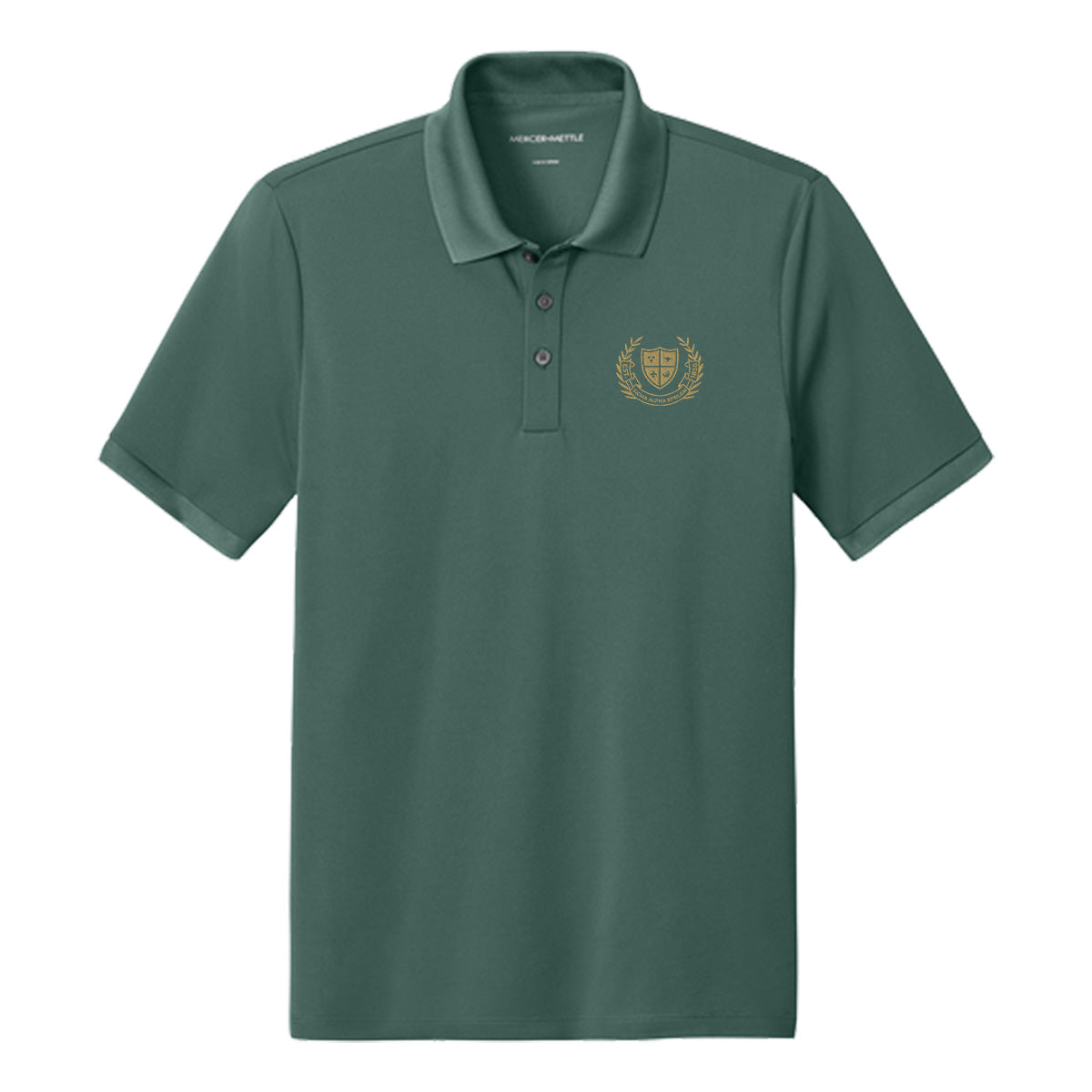 562120 New! SAE Heritage Green Golf Polo – SAE Store