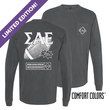 New! SAE Limited Edition Gridiron Season Long Sleeve Tee