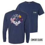 SAE Comfort Colors Navy Patriot tee | Sigma Alpha Epsilon | Shirts > Short sleeve t-shirts
