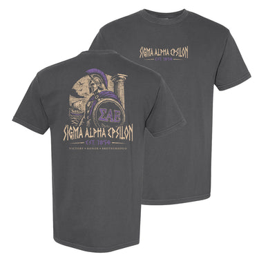 Greek warrior t-shirt with fraternity design