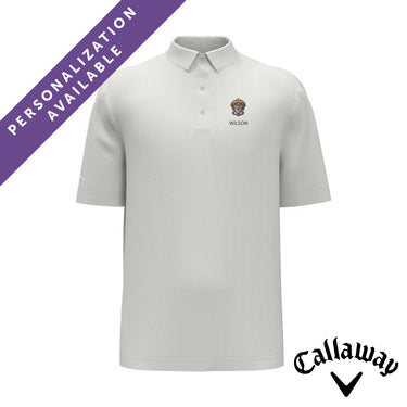 SAE White Callaway Crest Polo