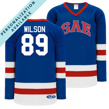 SAE Personalized Patriotic Hockey Jersey