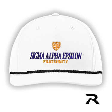 New! SAE White Richardson Rope Hat