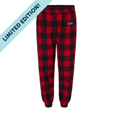 SAE Flannel Joggers