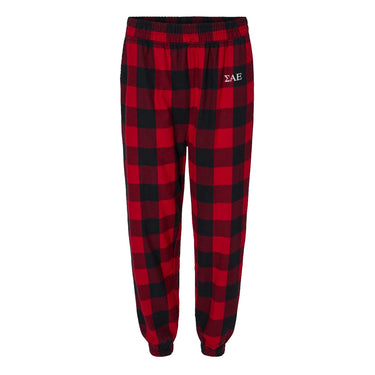 SAE Flannel Joggers