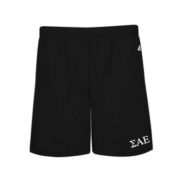 New! SAE 5" Black Shorts