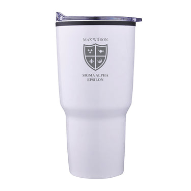 SAE Personalized 30oz White Tumbler