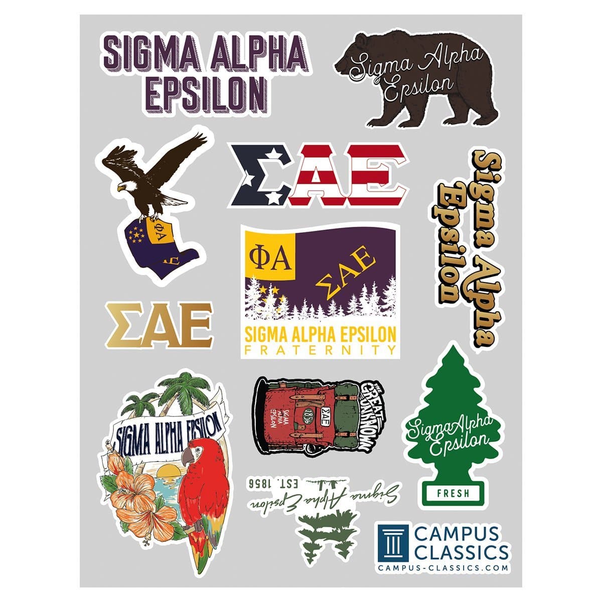 SAE Graphic Sticker Sheet – SAE Store