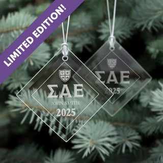 SAE 2025 Limited Edition Holiday Ornament Sigma Alpha Epsilon