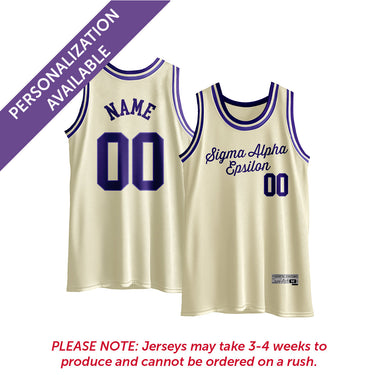 SAE Retro Basketball Jersey.