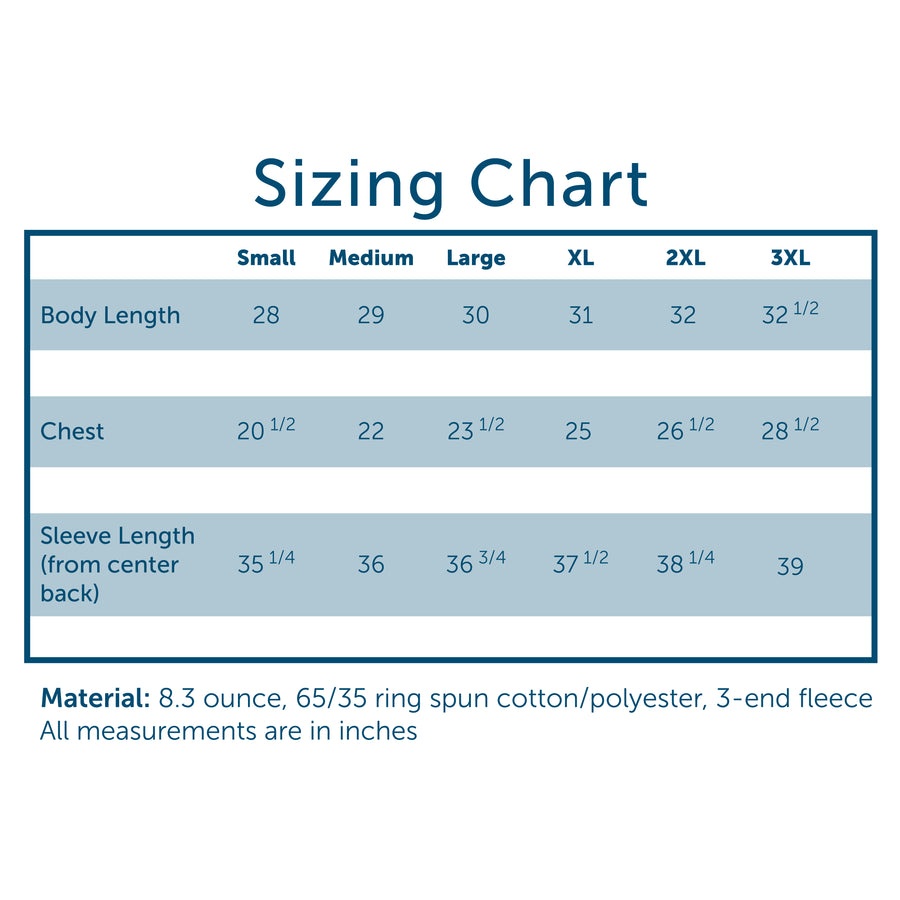 Comfort Colors Size Chart