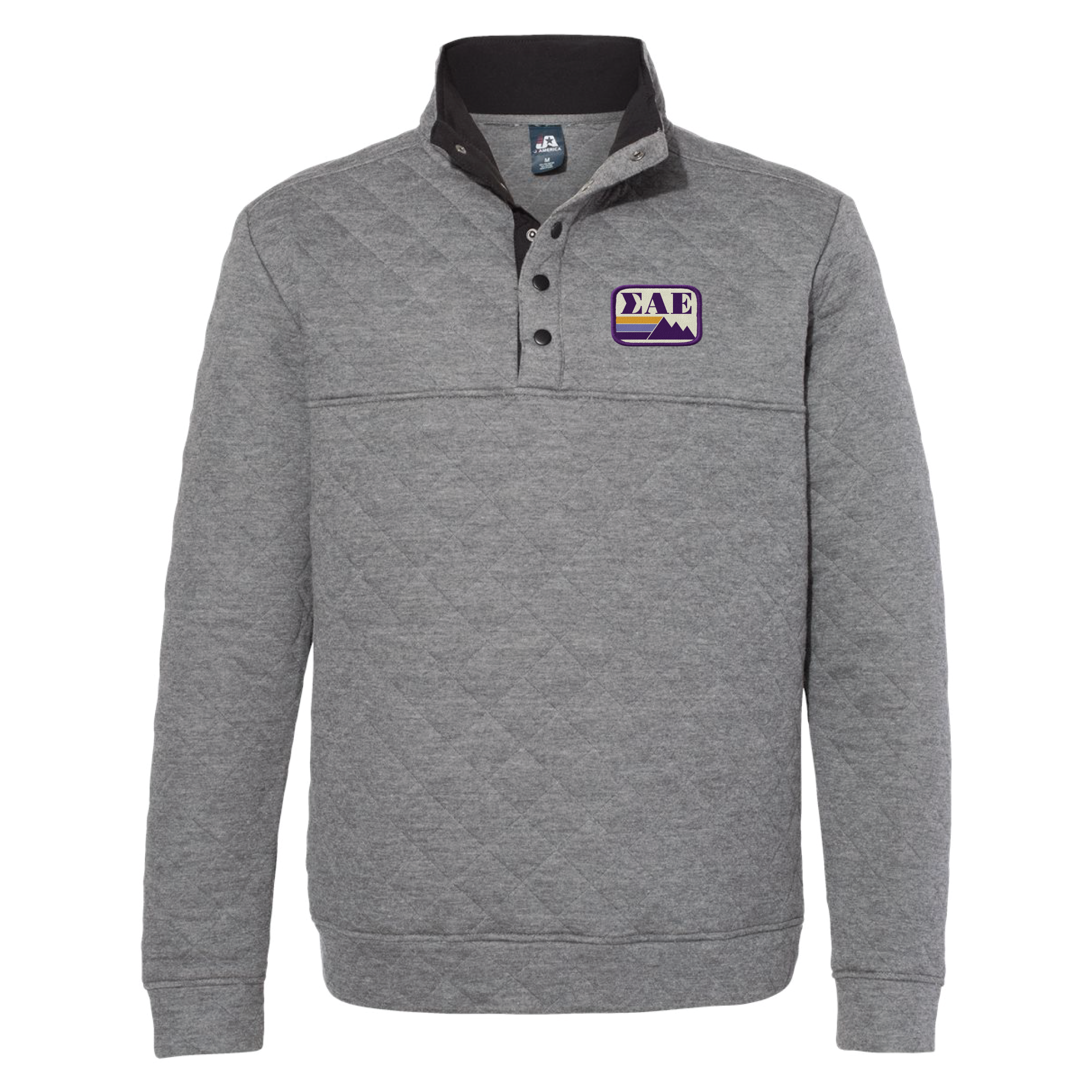 OUTDOORS COLLECTION: SAE Quilted Snap Pullover - The Sigma Alpha Epsilon Store